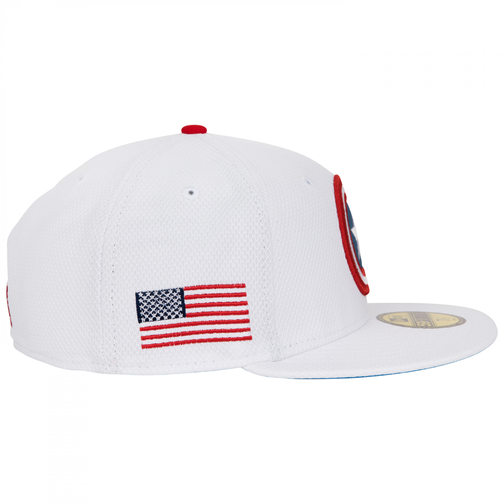 Captain America American Flag White Colorway New Era 59Fifty